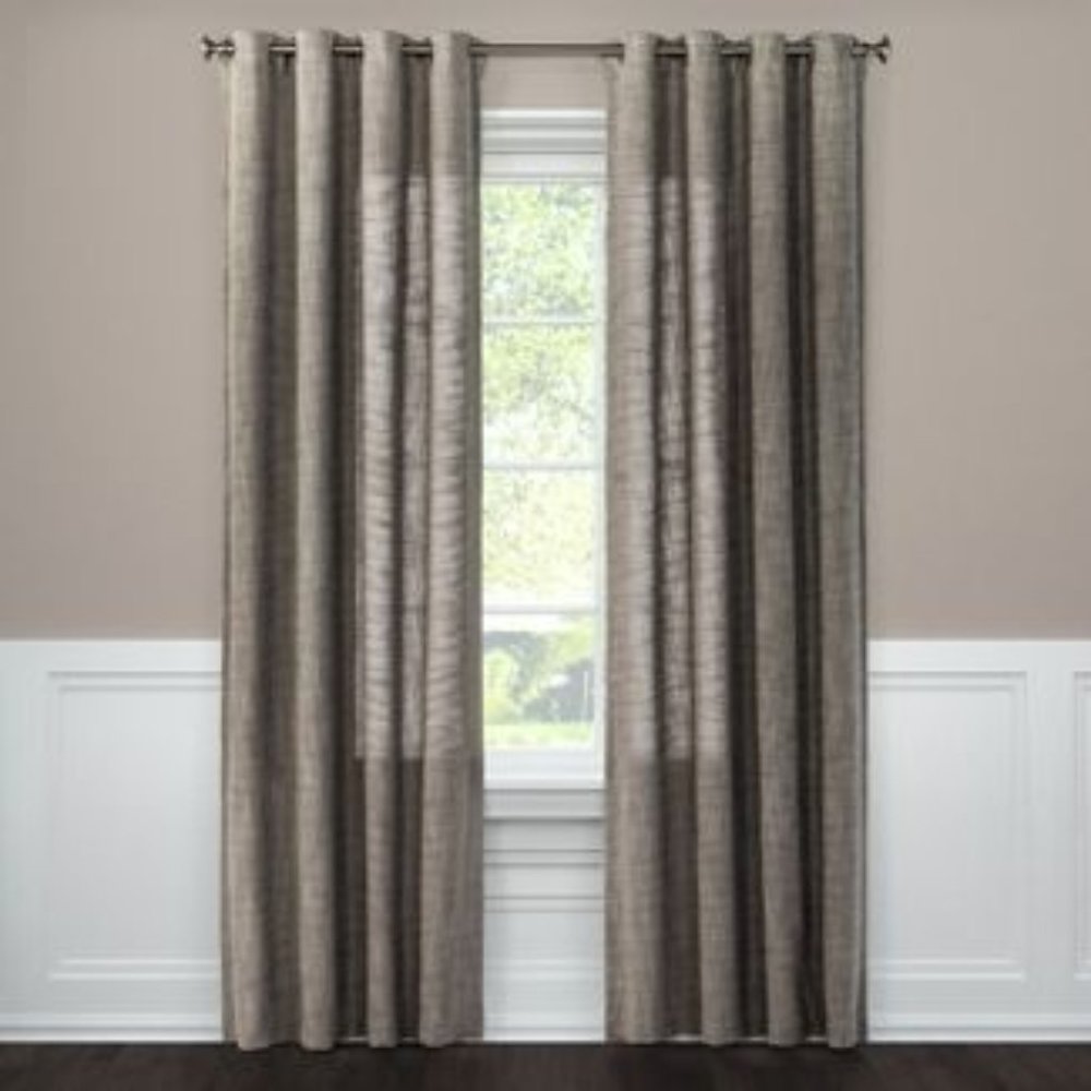 4 Weave Textured Curtain Panels